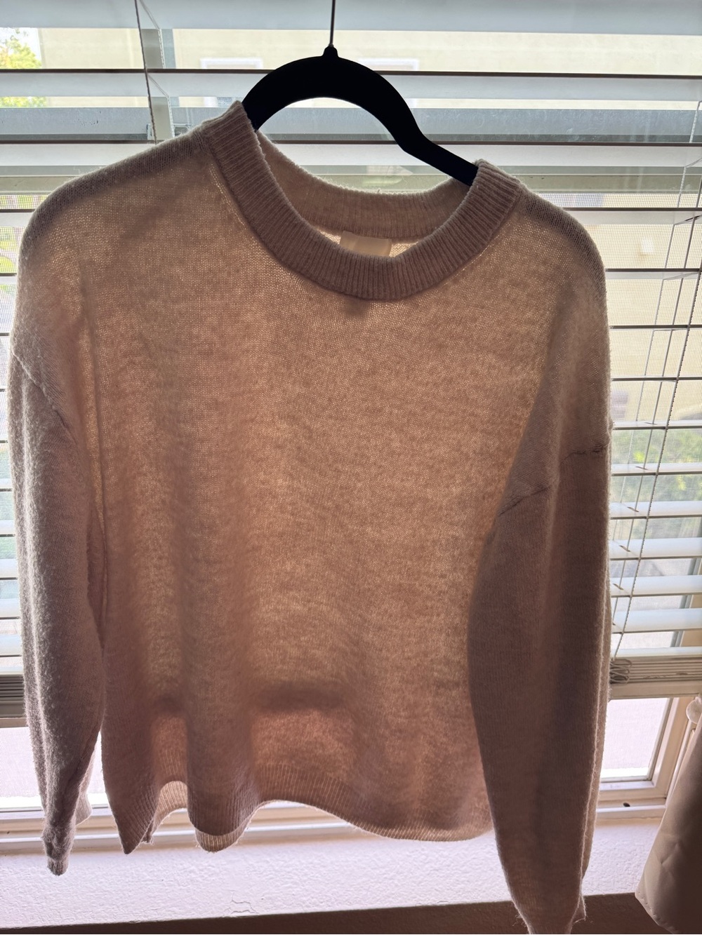 H&M Cream Crewneck Sweater